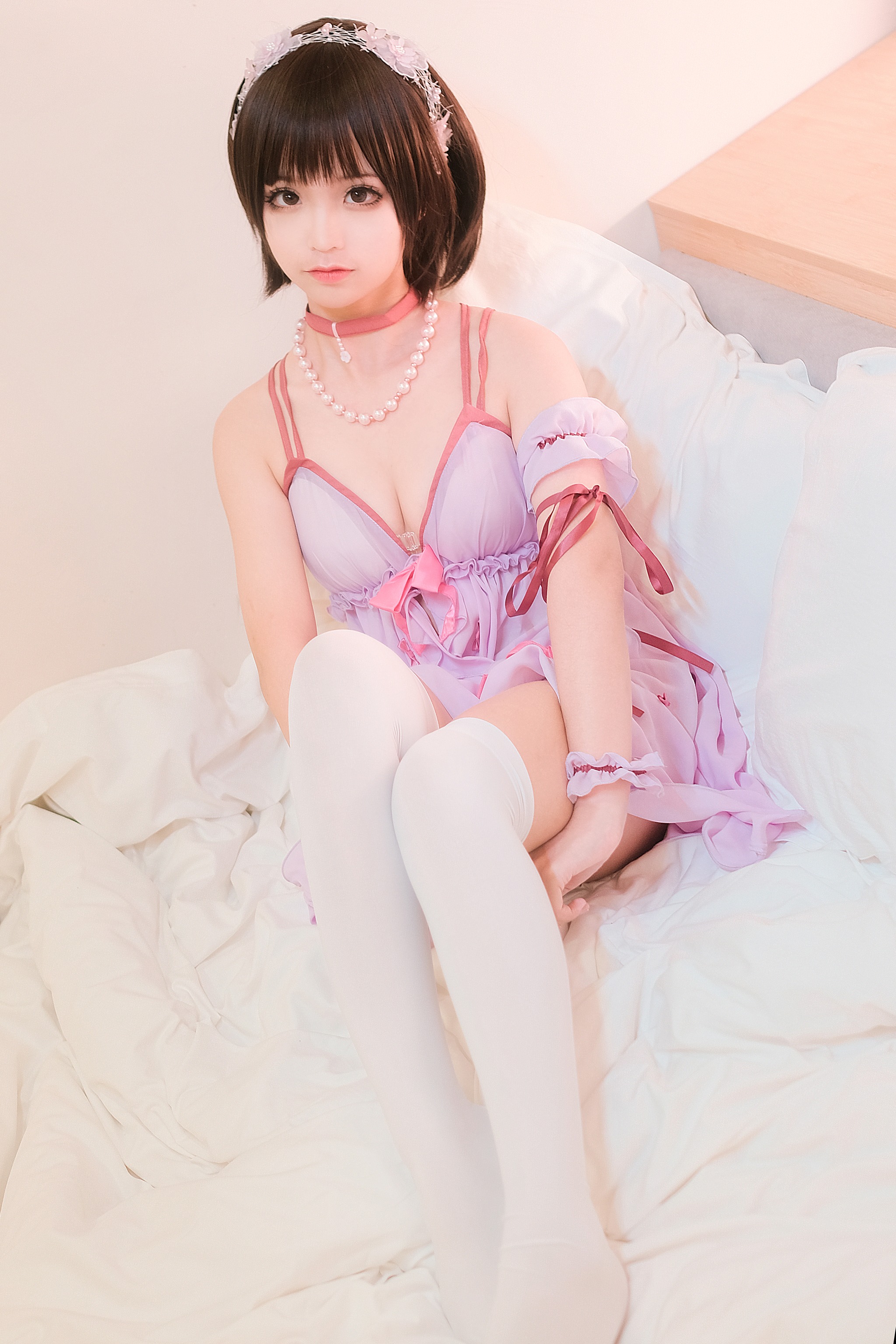 图片[1]-蠢沫沫 – NO.032 惠睡衣[44P]-XikXak